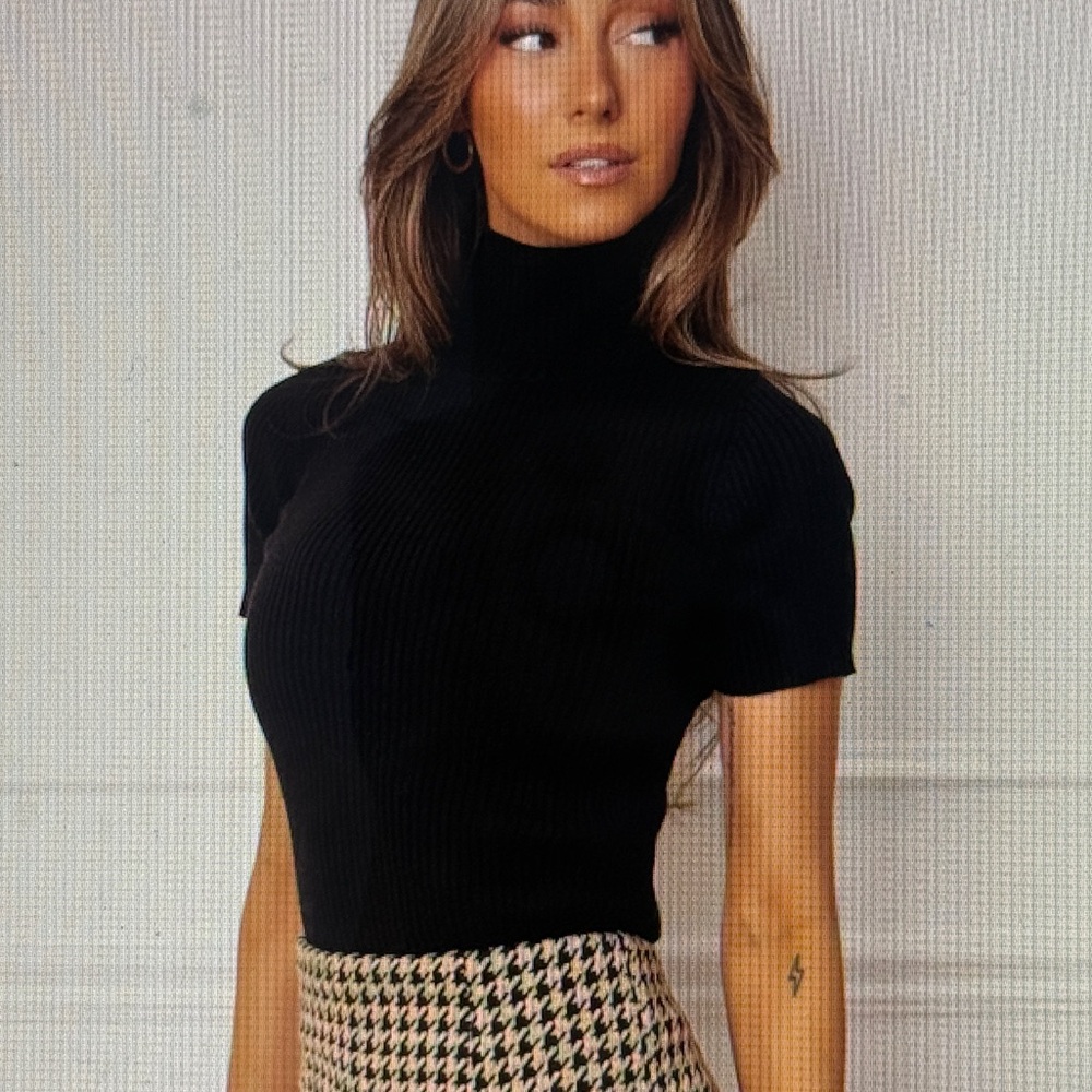 Brand New Mock Neck Top